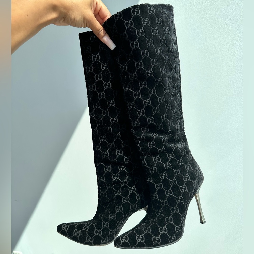 Gucci x Tom Ford suede boots